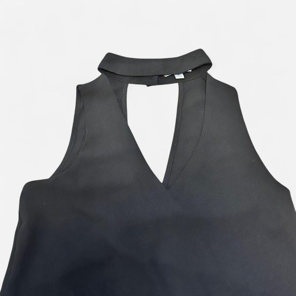 Mine Vintage 90s black chocker neck sleeveless halter top - Picture 6 of 7
